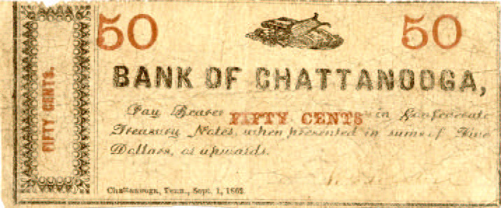 Bk Chattanooga $0.50 G-44